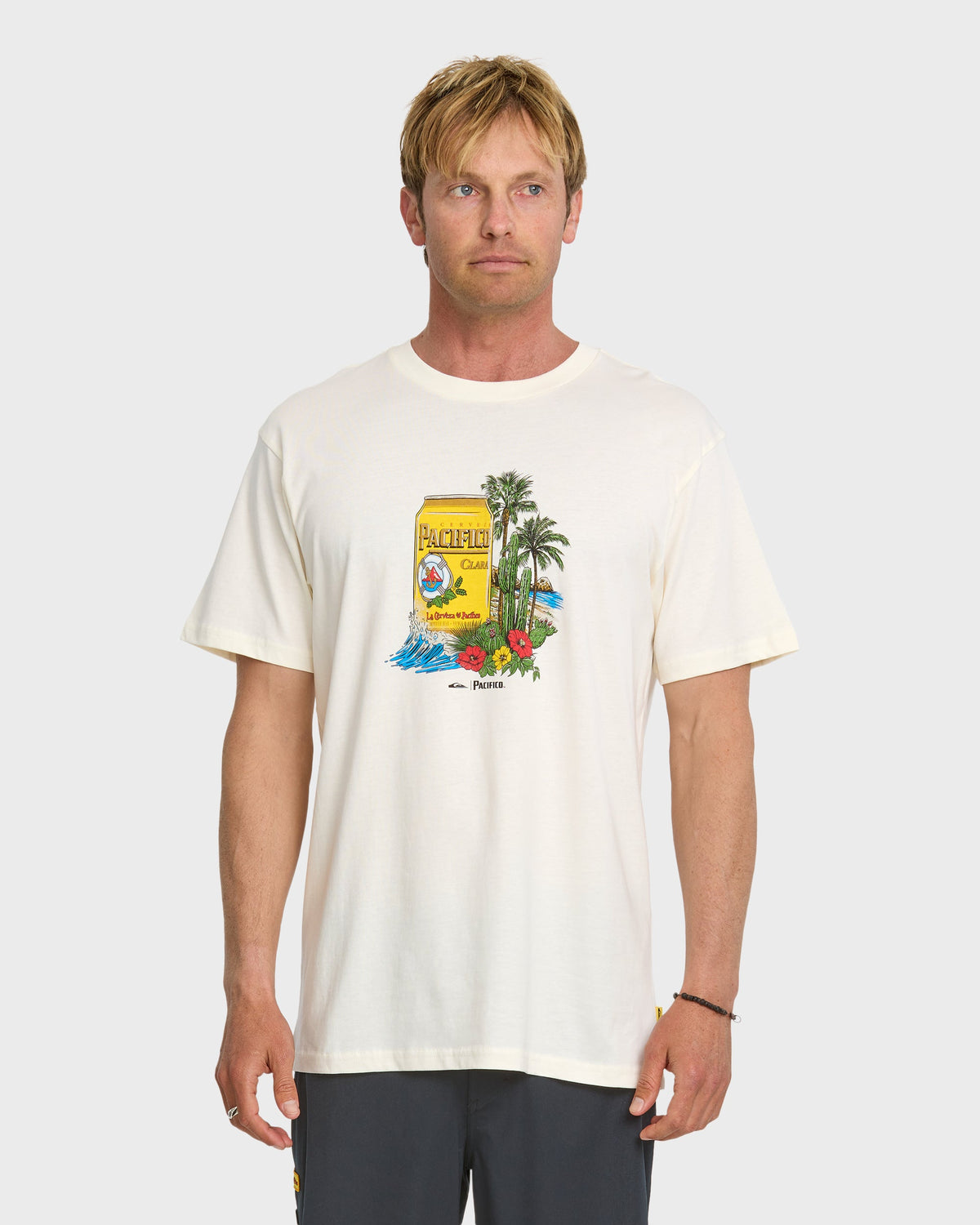 Quick Silver Quiksilver x Pacifico Sunstroke T-Shirt - Tofu