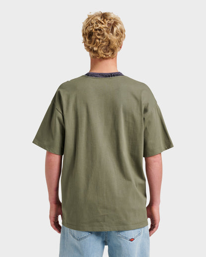 Quick Silver Mercury Ringer T-shirt - Dusty Olive