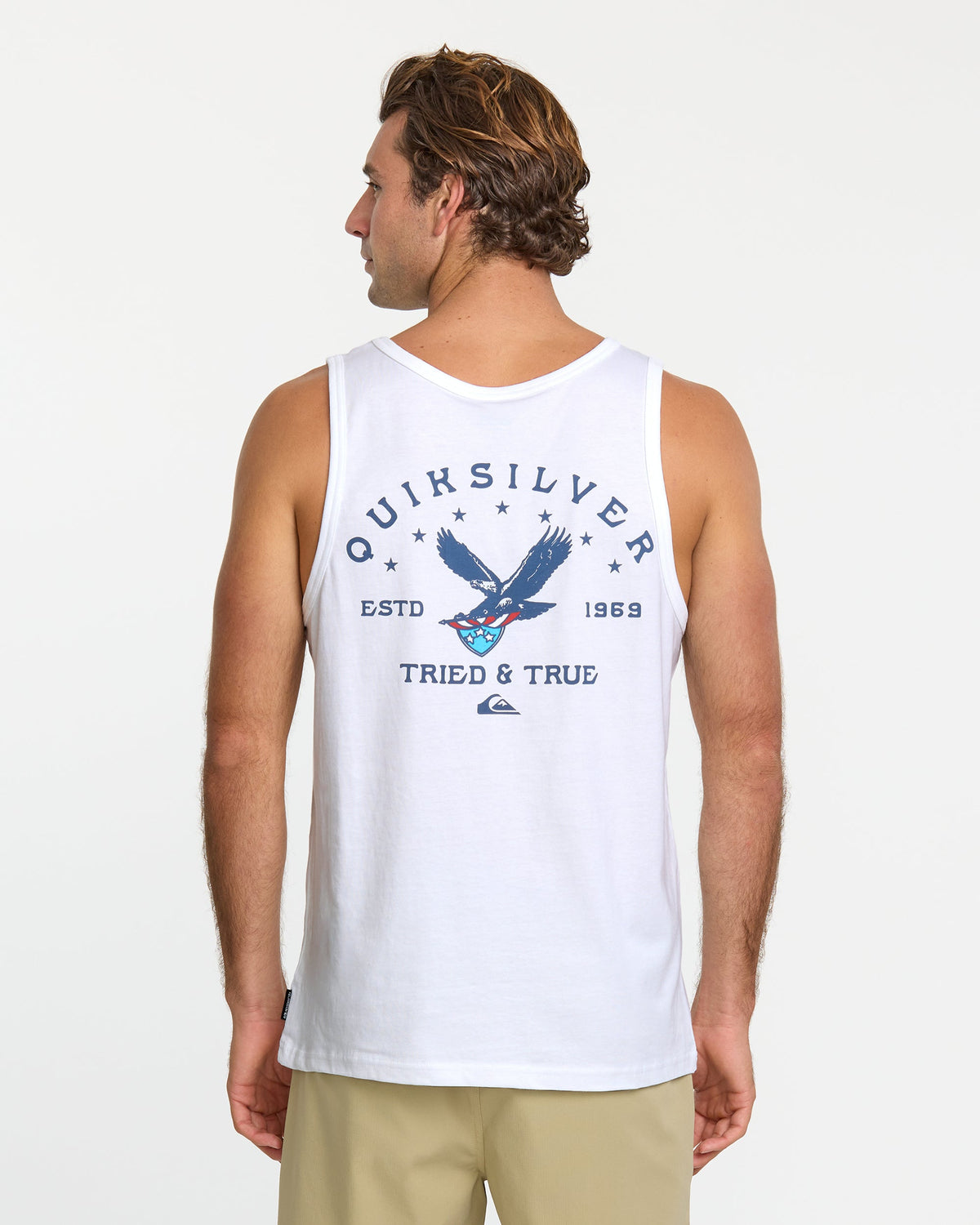 Quick Silver Eagle Usa Tank - White