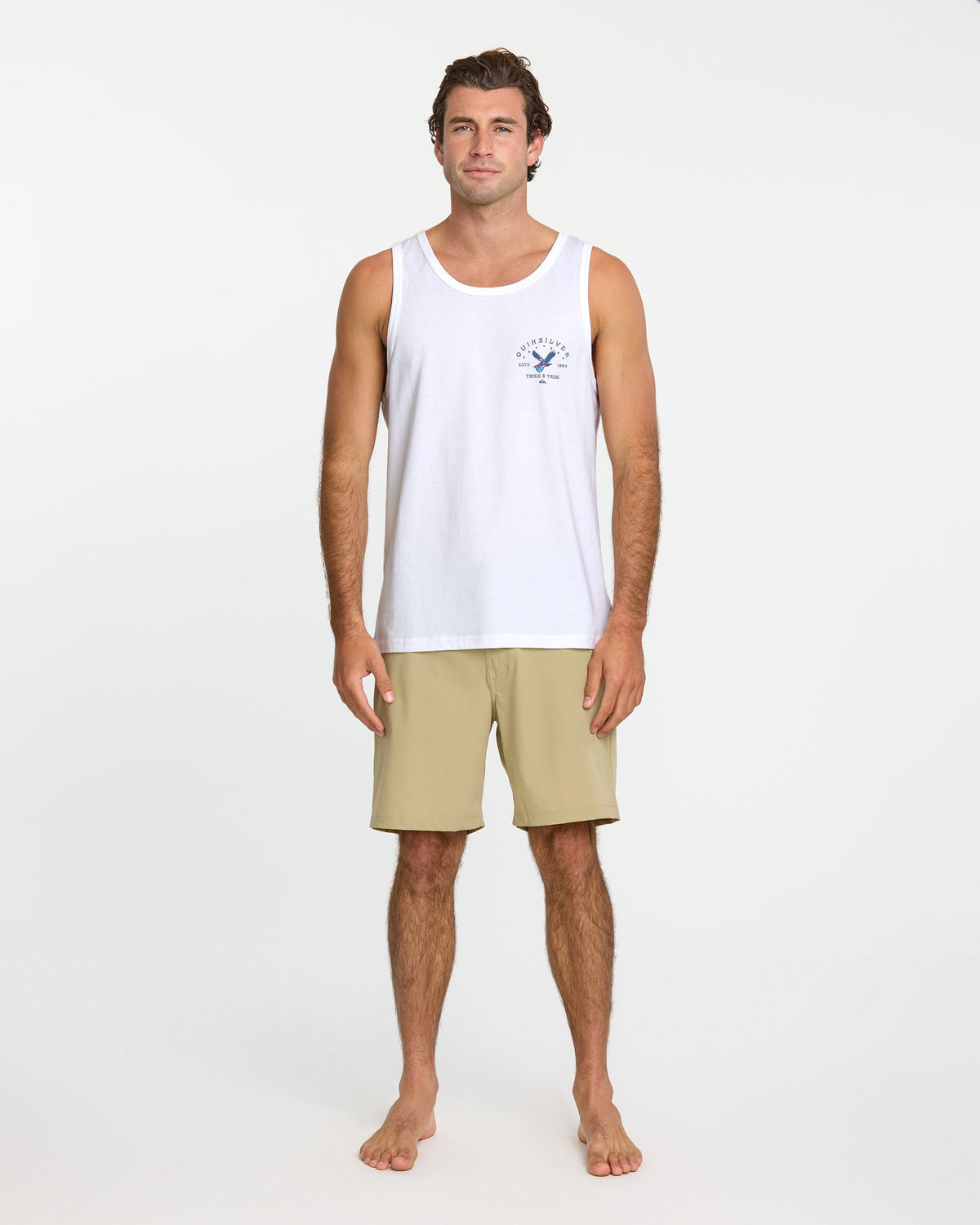 Quick Silver Eagle Usa Tank - White