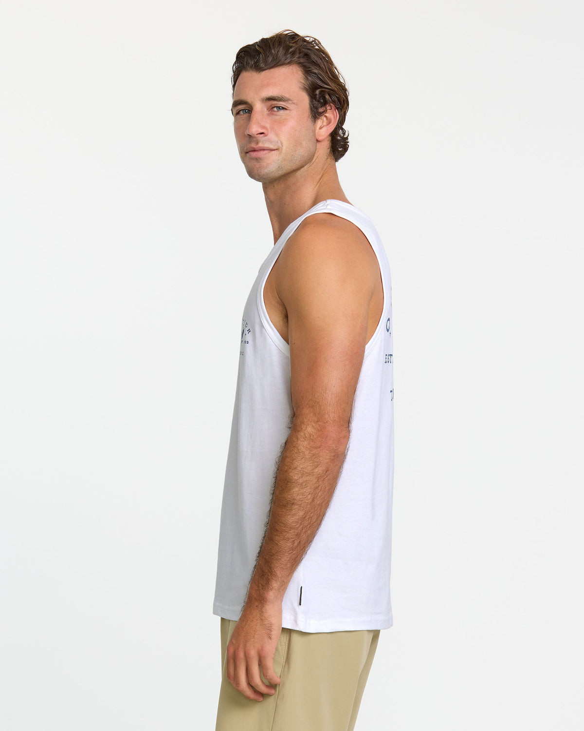 Quick Silver Eagle Usa Tank - White