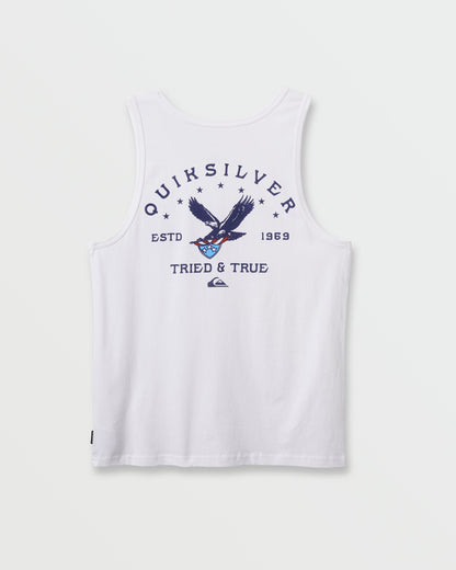 Quick Silver Eagle Usa Tank - White