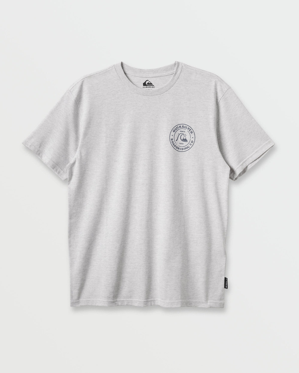 Quick Silver Bubbles T-Shirt - Silver White Heather