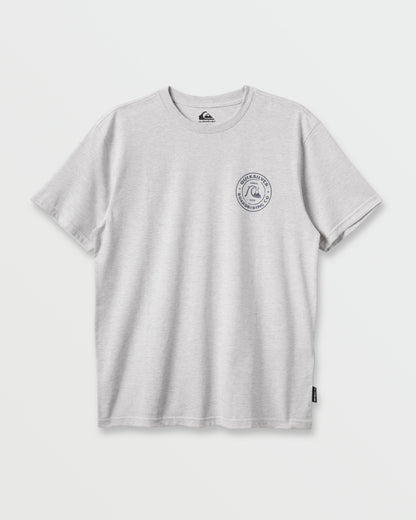 Quick Silver Bubbles T-Shirt - Silver White Heather