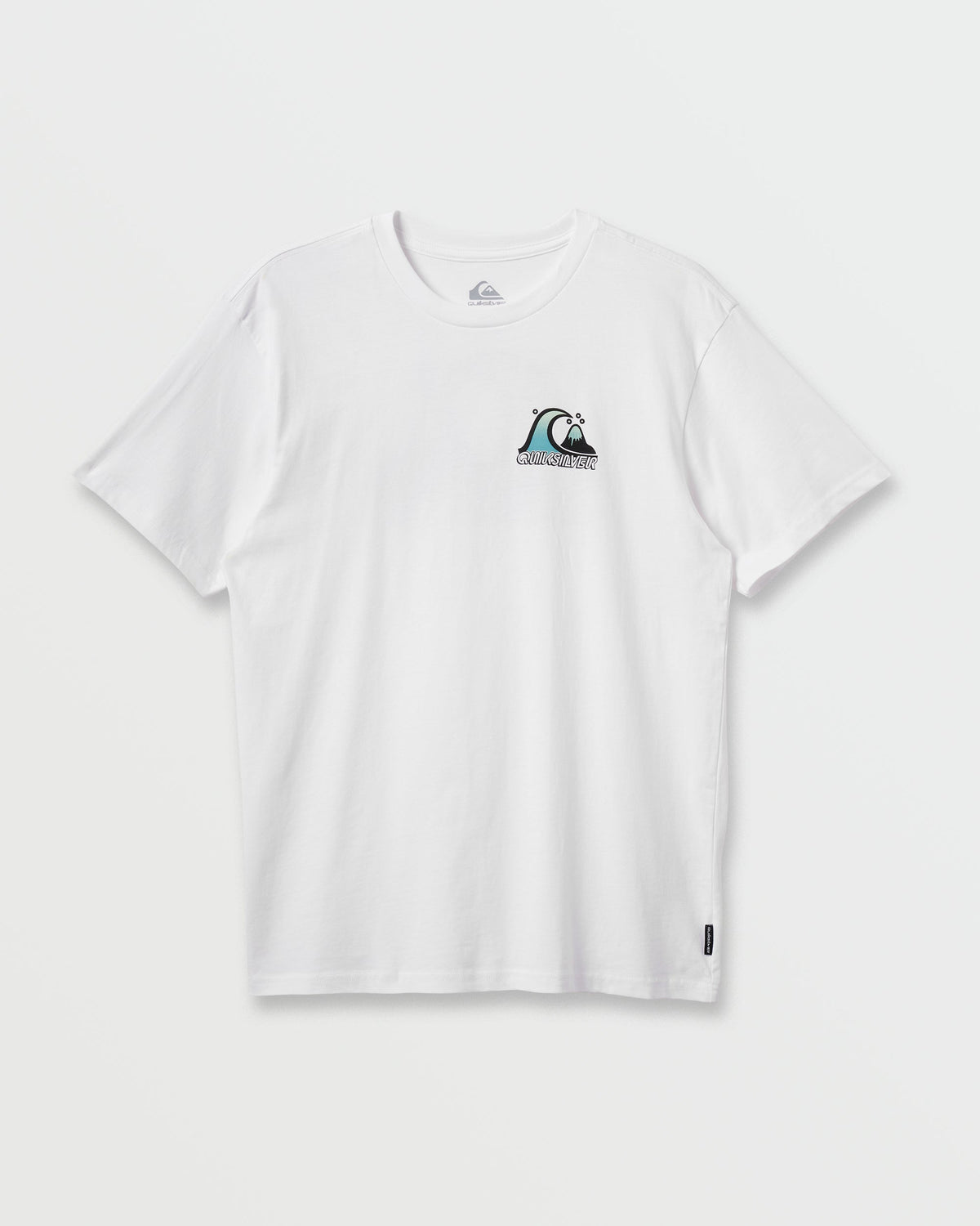 Quick Silver Bubble Fade T-Shirt - White