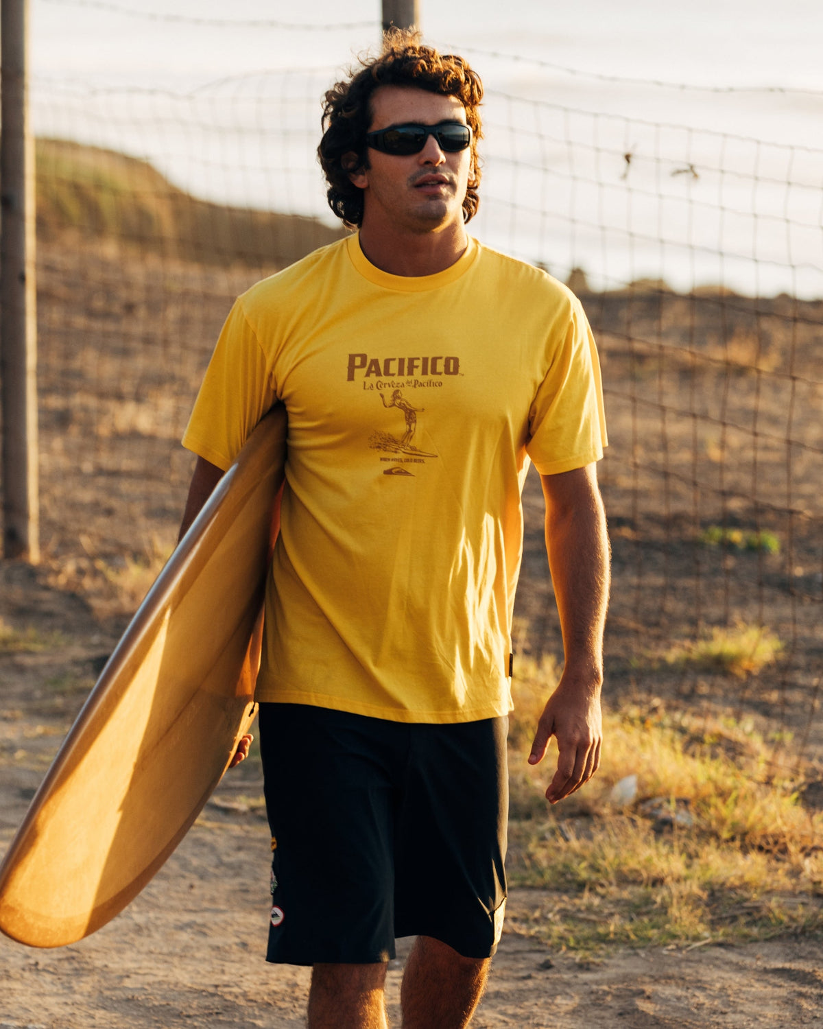 Quick Silver Quiksilver x Pacifico Baja Arch T-Shirt - Sunshine