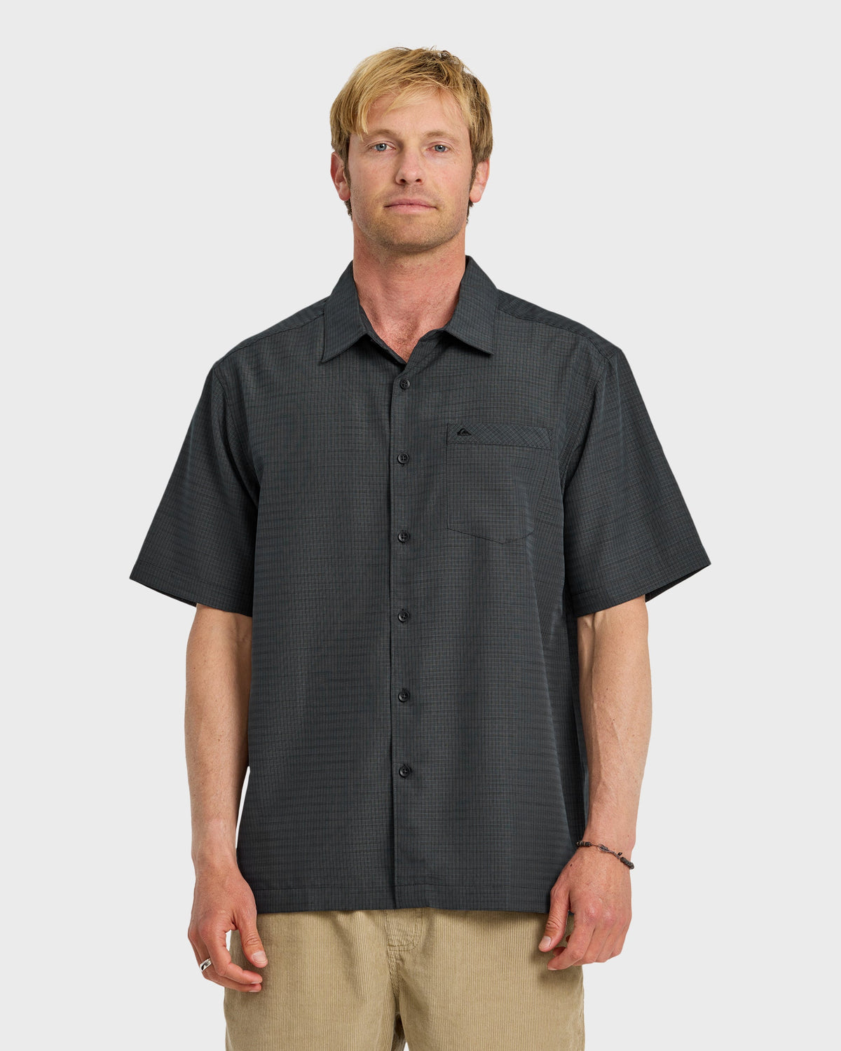 Quick Silver Waterman Centinela Premium Anti-Wrinkle Shirt - Black