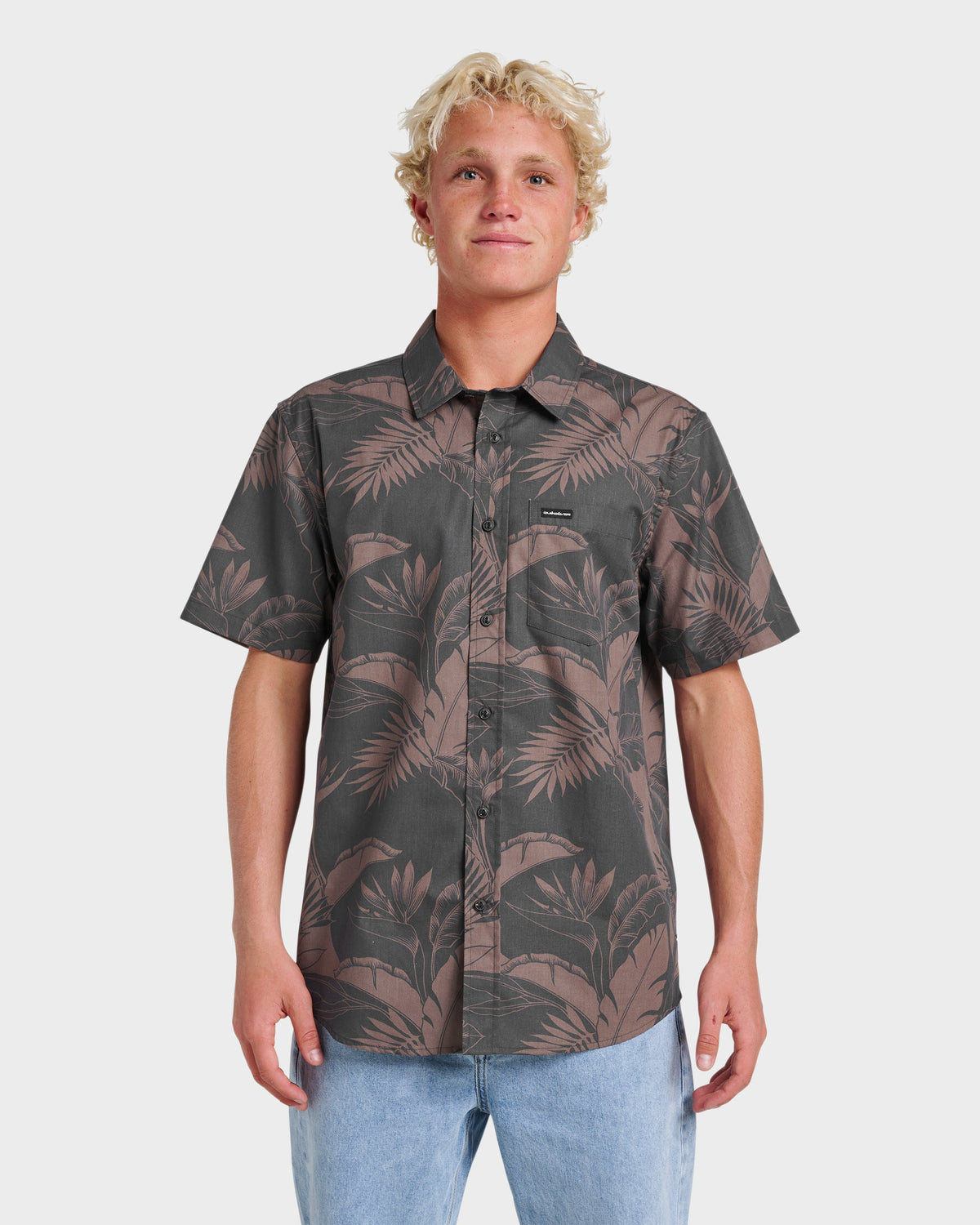 Quick Silver Kahanu Classic Short Sleeve Shirt - Black