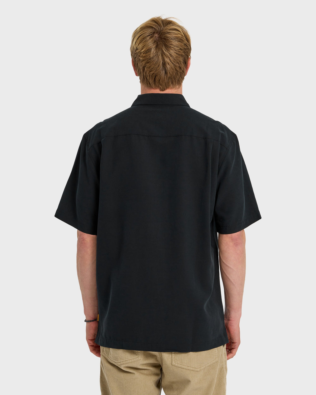 Quick Silver Waterman Tahiti Palms Premium Anti-Wrinkle Shirt - Black