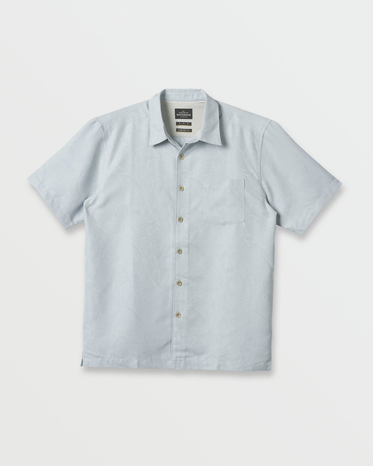 Quick Silver Waterman Island Jungle Shirt - Cool Blue