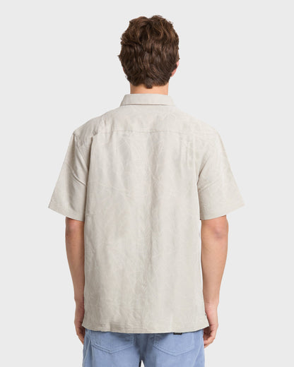 Quick Silver Waterman Island Jungle Shirt - Pelican