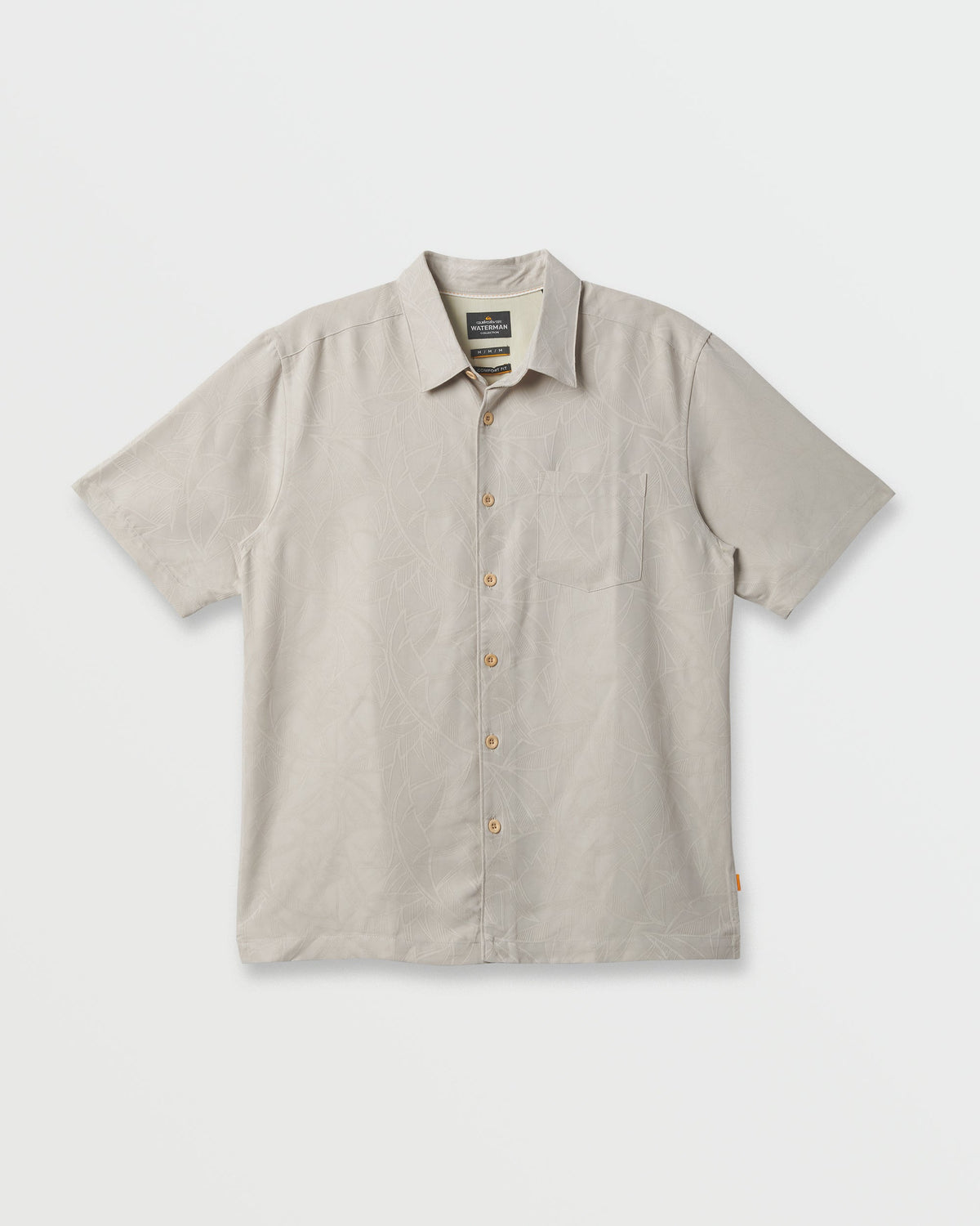 Quick Silver Waterman Island Jungle Shirt - Pelican