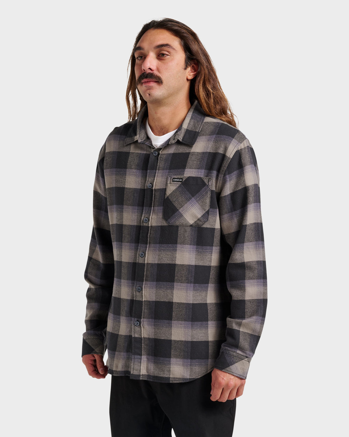 Quick Silver Penmar Check Flannel Shirt - Phantom