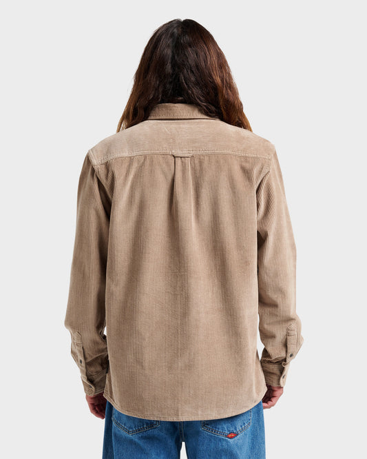 Quick Silver Cord Long Sleeve Shirt - Fallen Rock