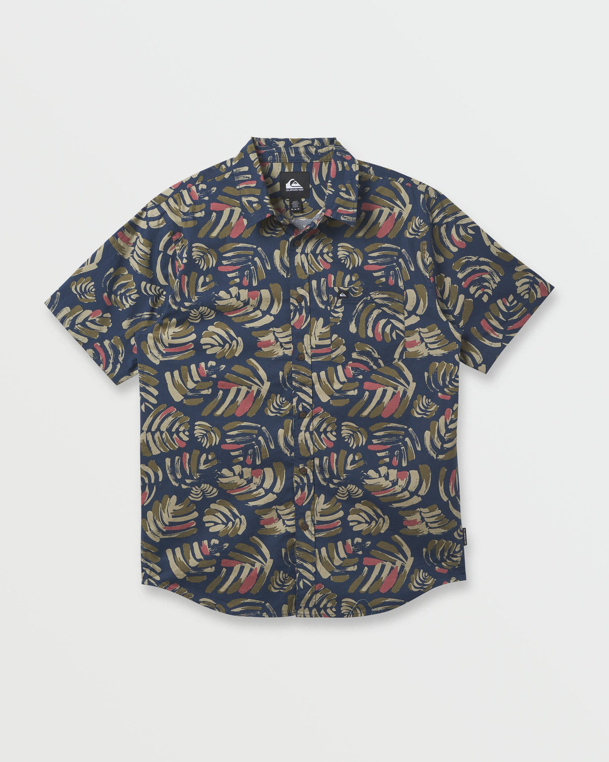 Quick Silver Shades Classic Stretch Short Sleeve Shirt - Eclipse