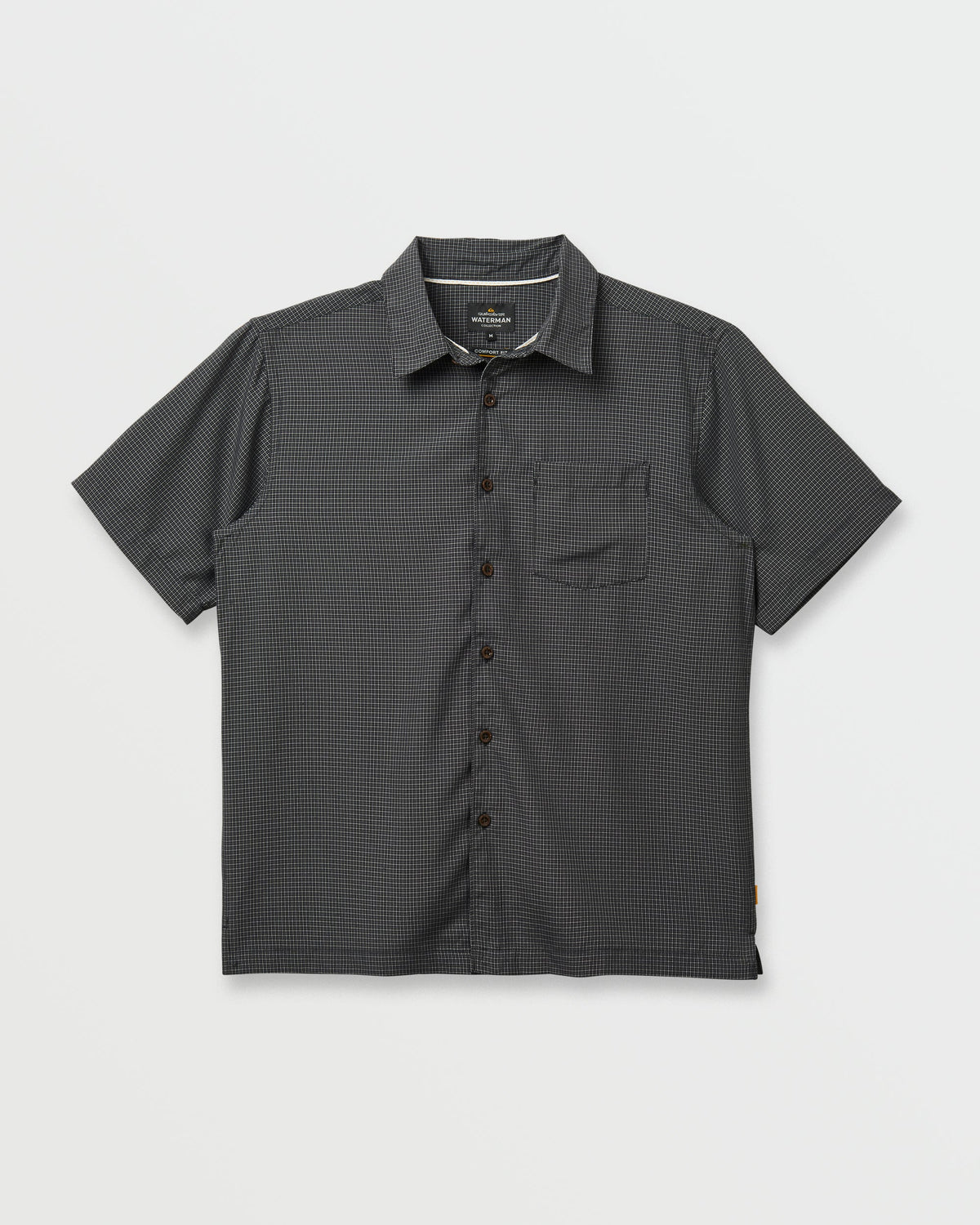 Quick Silver Waterman Check Out Shirt - Phantom