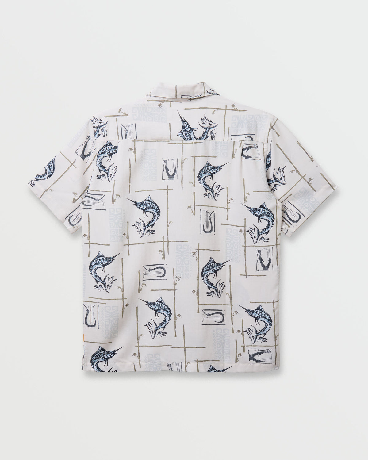Quick Silver Waterman Big Day Short Sleeve Shirt - White