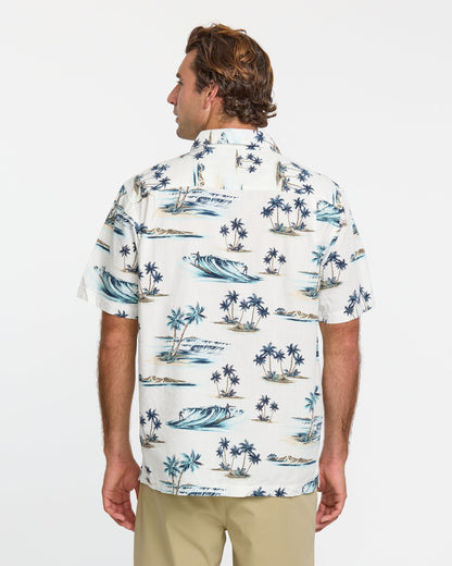 Quick Silver Waterman Day Dreamin' Shirt - White