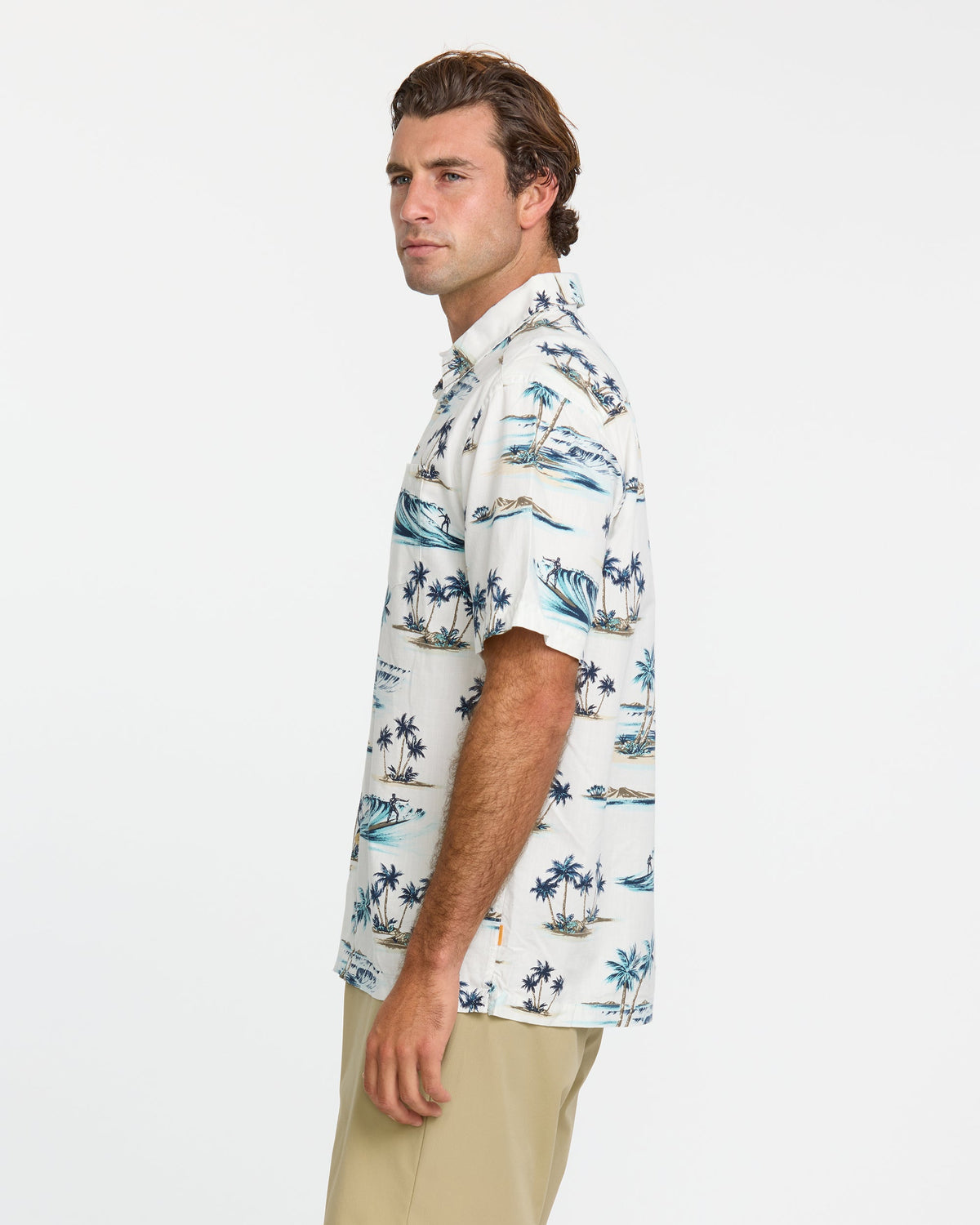 Quick Silver Waterman Day Dreamin' Shirt - White