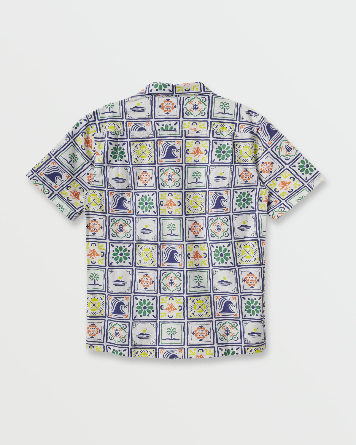 Quick Silver Quiksilver x Pacifico Baja Casual Short Sleeve Shirt - Off White