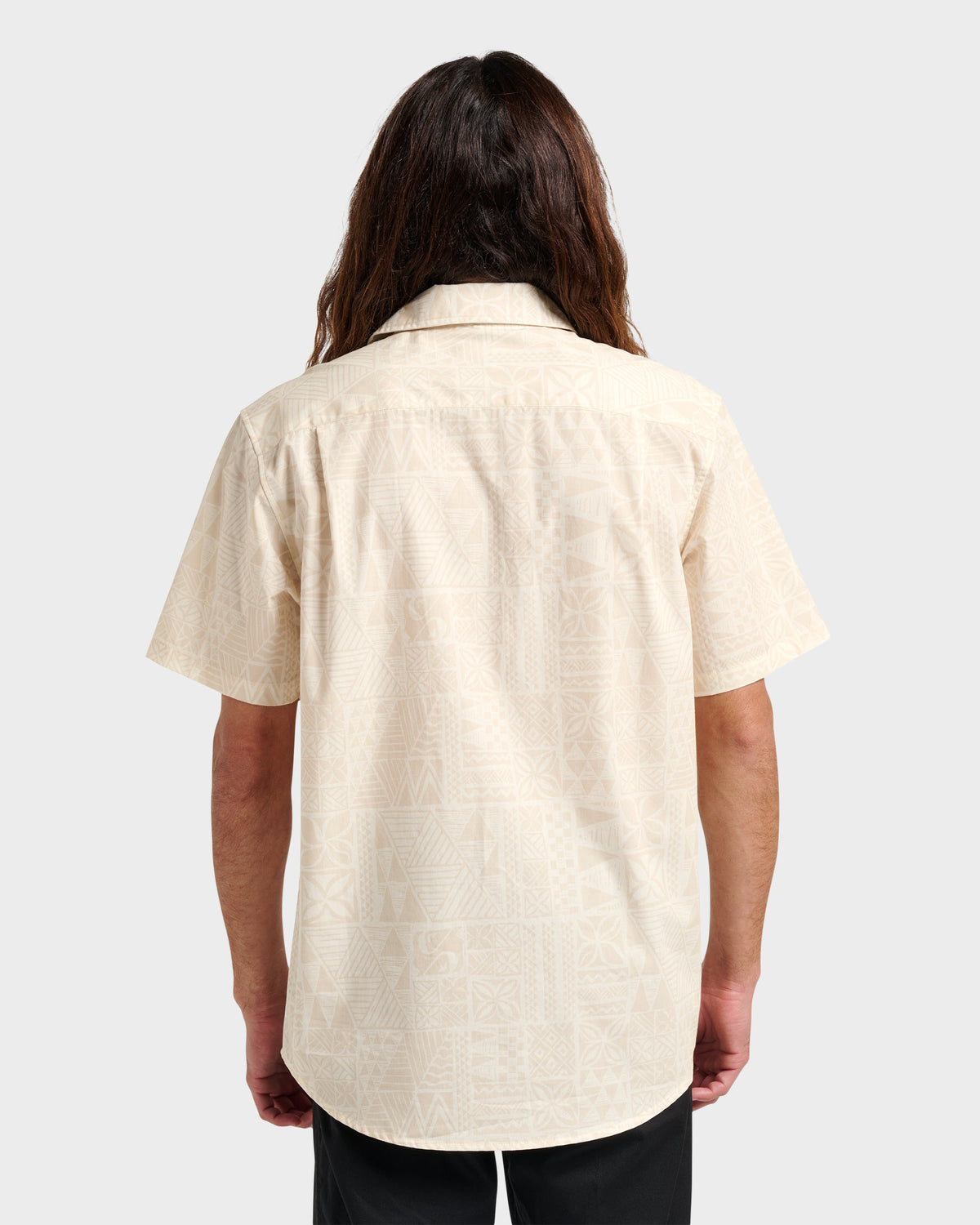 Quick Silver Makaha Classic Short Sleeve Shirt - Off White