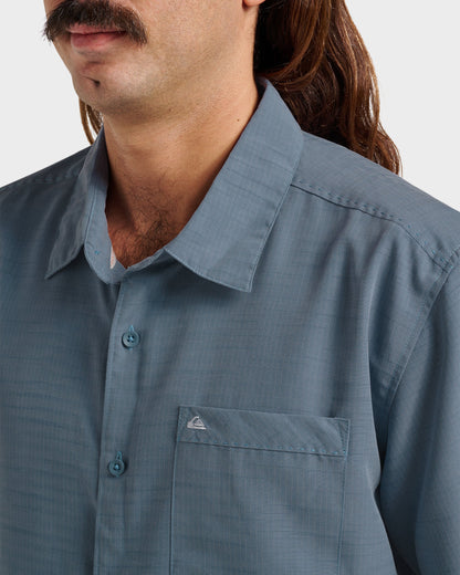 Quick Silver Waterman Centinela Premium Anti-Wrinkle Shirt - Flint Stone