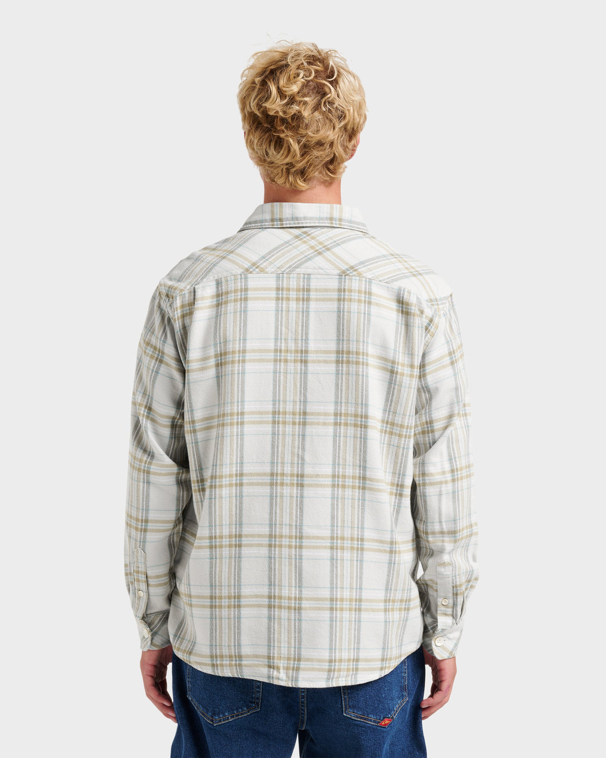 Quick Silver Waterman Bodie Flannel Shirt - Moonbeam