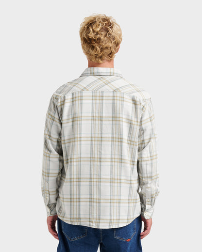 Quick Silver Waterman Bodie Flannel Shirt - Moonbeam