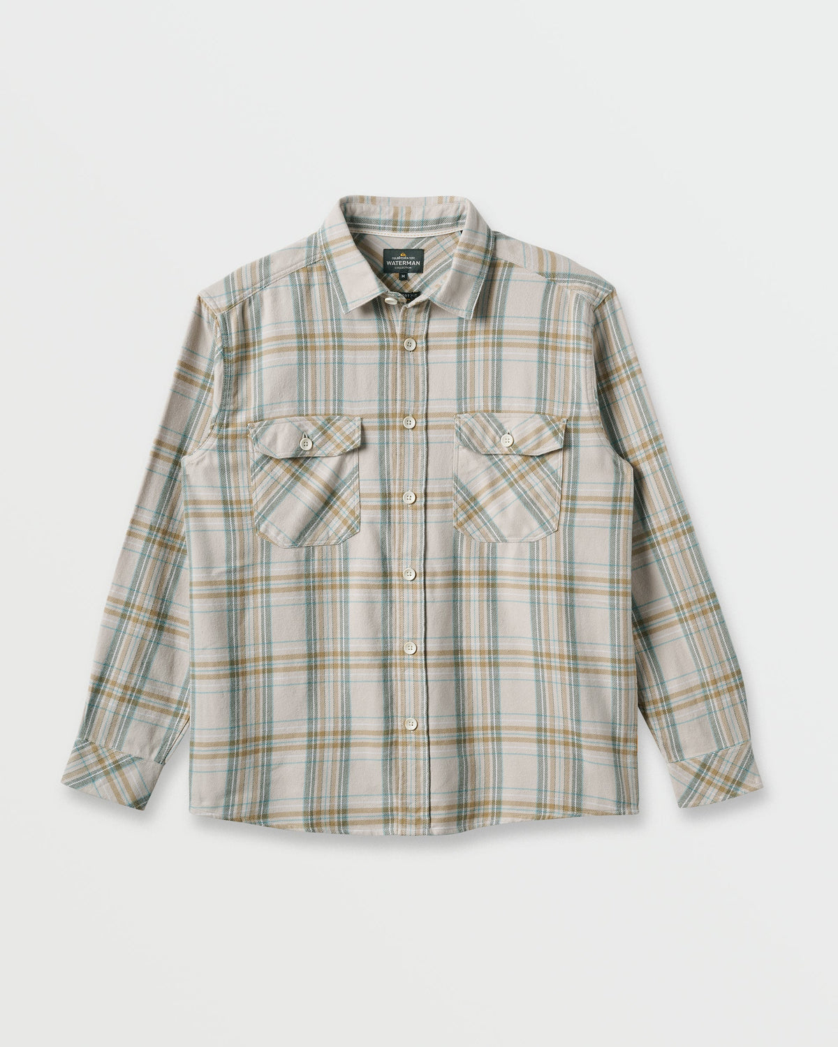 Quick Silver Waterman Bodie Flannel Shirt - Moonbeam
