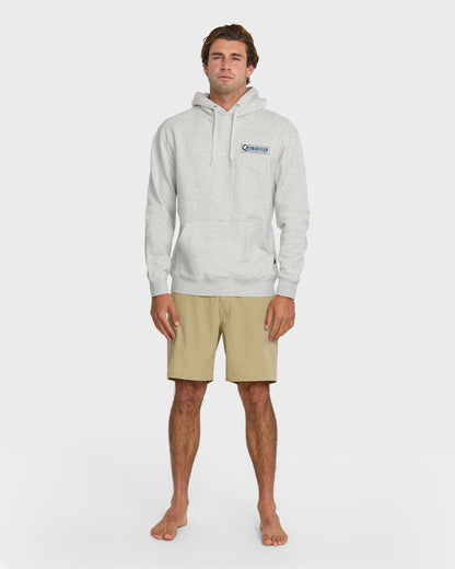 Quick Silver Graphic Hoodie - White/Heather