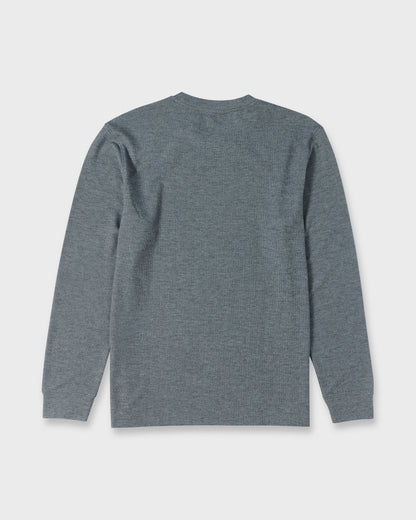 Quick Silver Malvern Long Sleeve Soft Touch Crewneck Sweatshirt - Anthracite