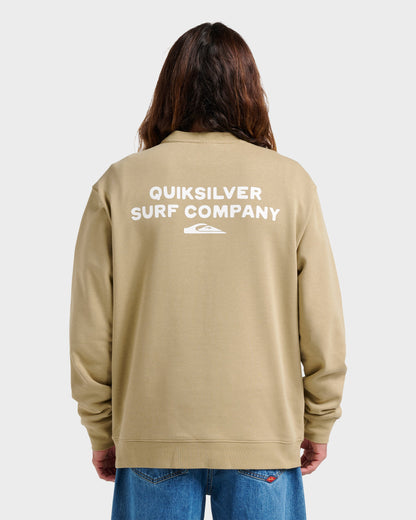 Quick Silver Graphic Crewneck Sweatshirt - Twill