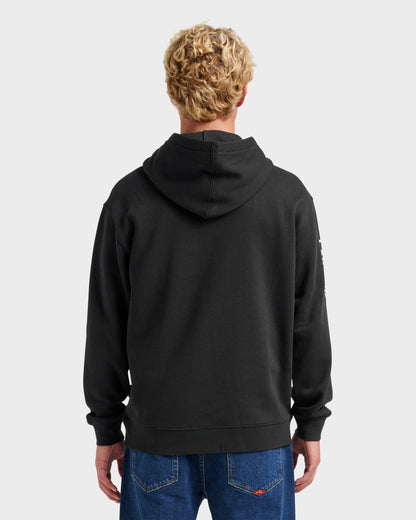 Quick Silver Passage Logo Hoodie - Black