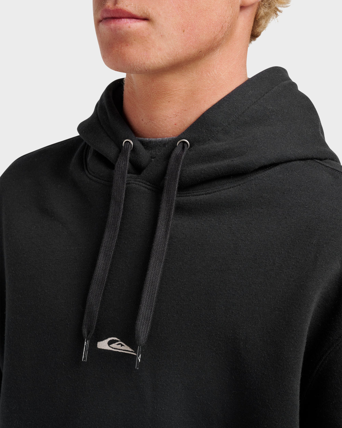 Quick Silver Passage Logo Hoodie - Black