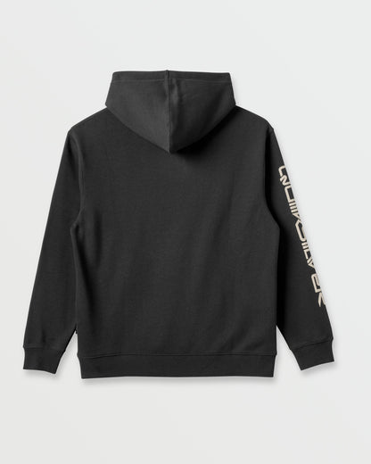 Quick Silver Passage Logo Hoodie - Black