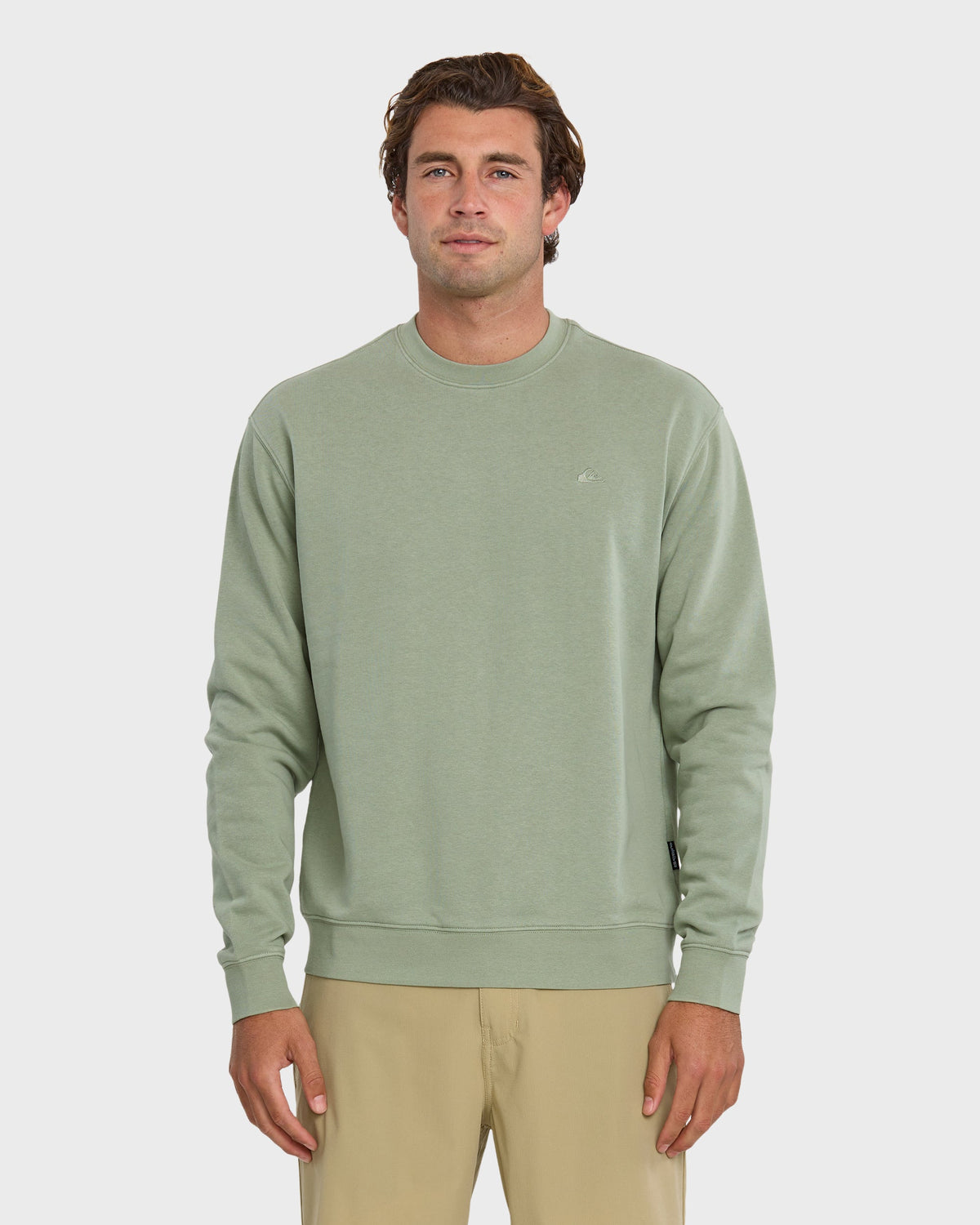 Quick Silver Saltwater Crewneck Sweatshirt - Herb