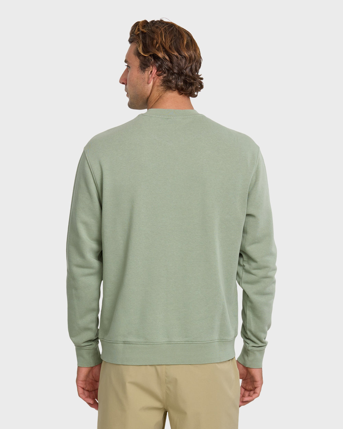 Quick Silver Saltwater Crewneck Sweatshirt - Herb