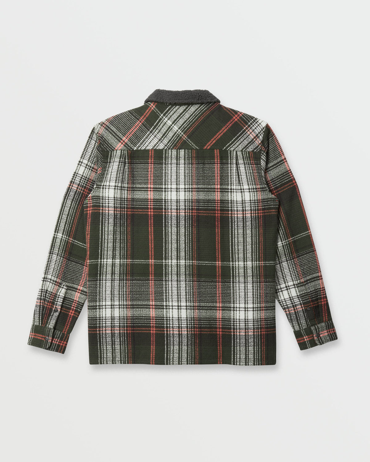Quick Silver Campo Zip Flannel Shirt - Grape Leaf