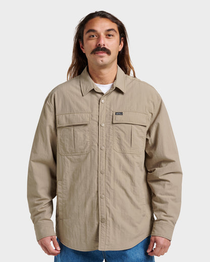 Quick Silver Cold Snap Shacket Jacket - Fallen Rock