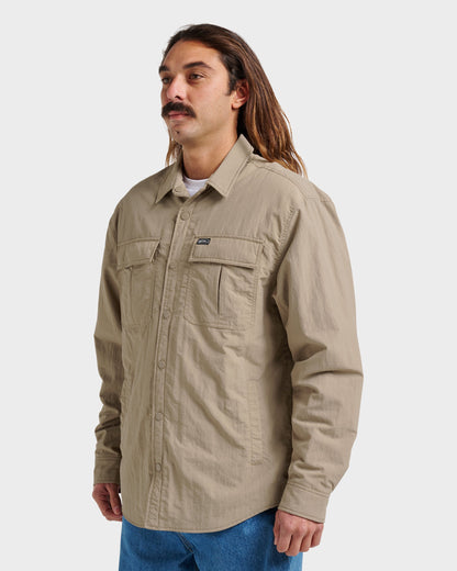 Quick Silver Cold Snap Shacket Jacket - Fallen Rock