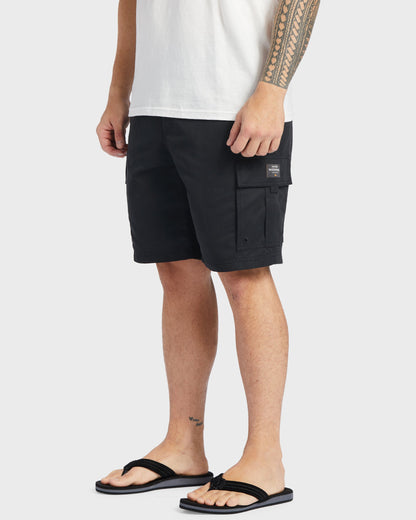 Quick Silver Waterman Maldive Atoll 20" Cargo Shorts - Black