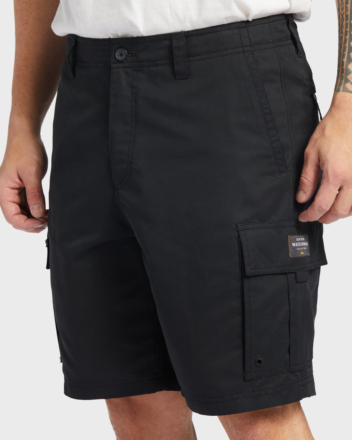 Quick Silver Waterman Maldive Atoll 20" Cargo Shorts - Black