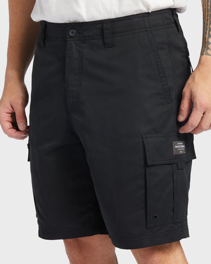 Quick Silver Waterman Maldive Atoll 20" Cargo Shorts - Black