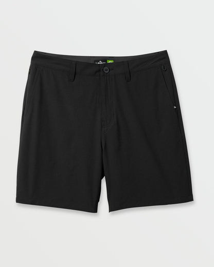 Quick Silver Union Transit 19" Amphibian Hybrid Shorts - Black