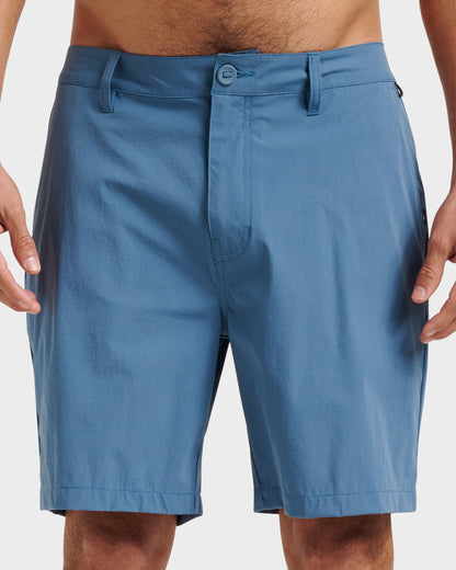 Quick Silver Union Transit 19" Amphibian Hybrid Shorts - China Blue