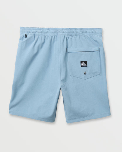 Quick Silver Taxer Heather Amphibian 18" Hybrid Shorts - Ashley Blue