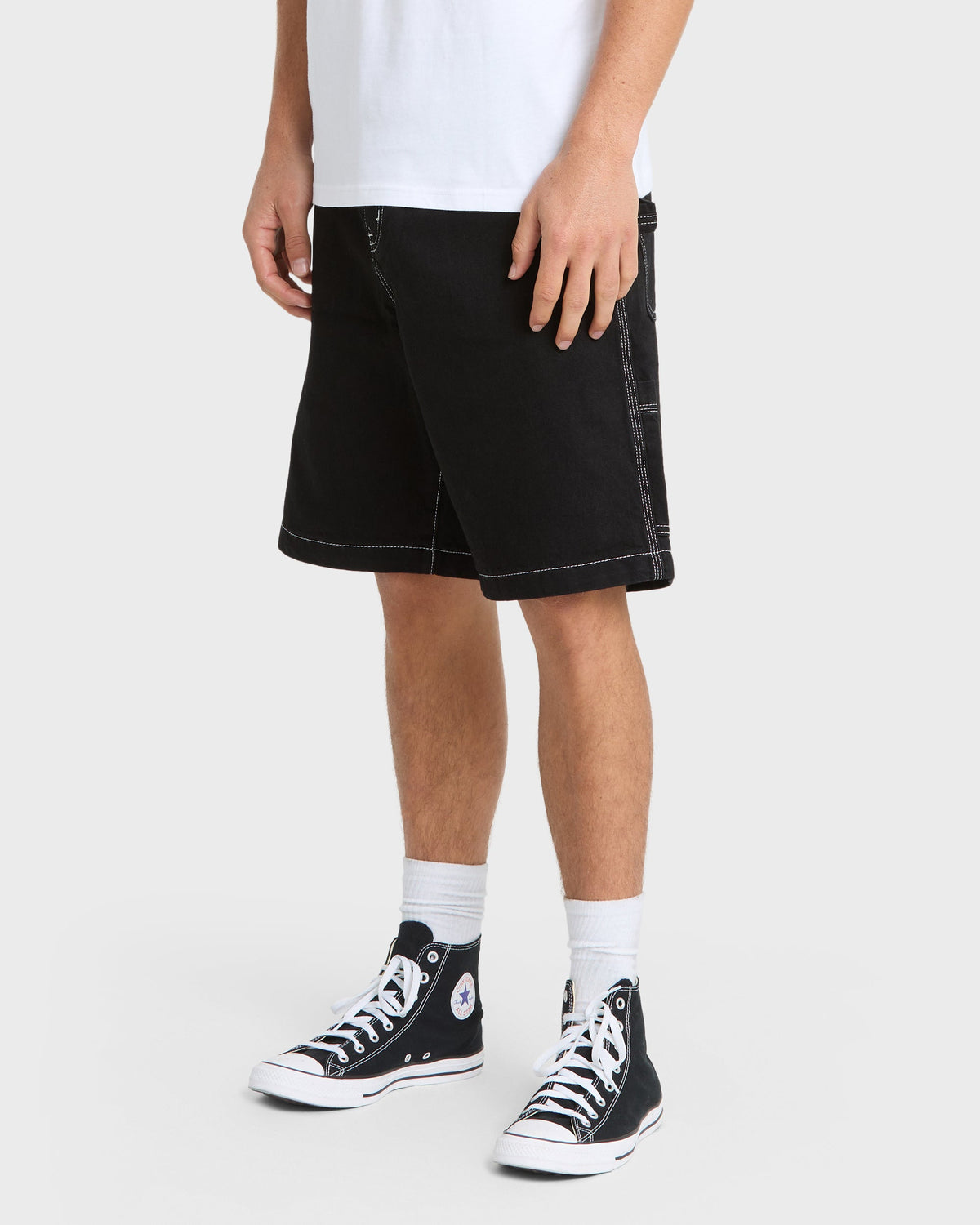 Quick Silver Mercury Carpenter Denim Short - Black