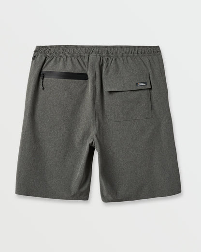 Quick Silver Waterman Suva 20" Amphibian Hybrid Shorts - Dark Grey Heather