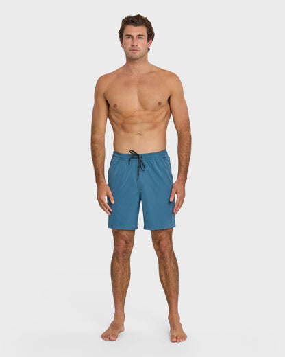 Quick Silver Taxer Amphibian 18" Hybrid Shorts - Copen Blue