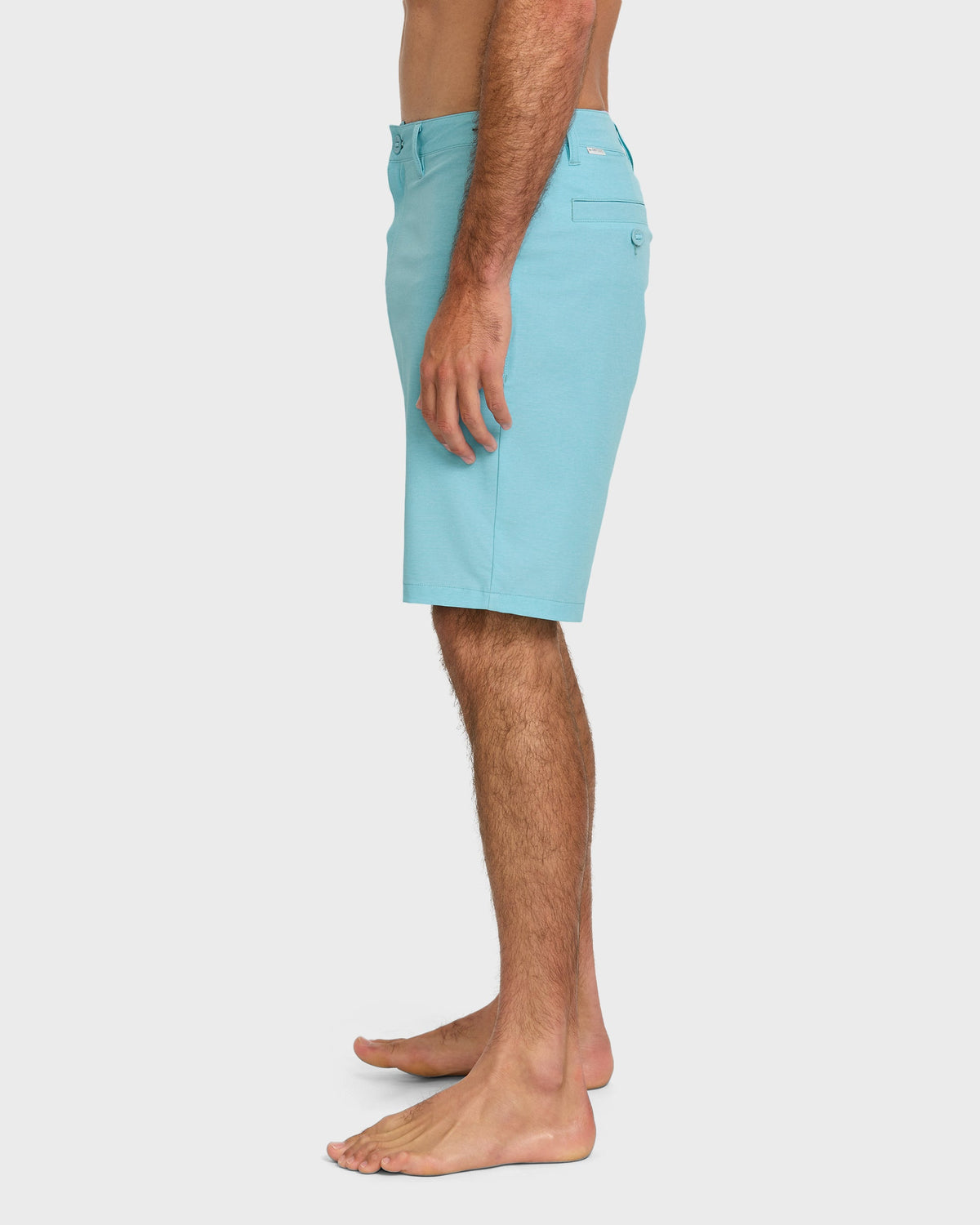 Quick Silver Union Heather 20" Amphibian Hybrid Shorts - Aqua Blue